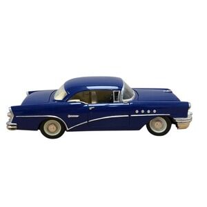 Mira 1955 Buick Century 1:18 Scale Model Blue Diecast Spain Vintage Collectible